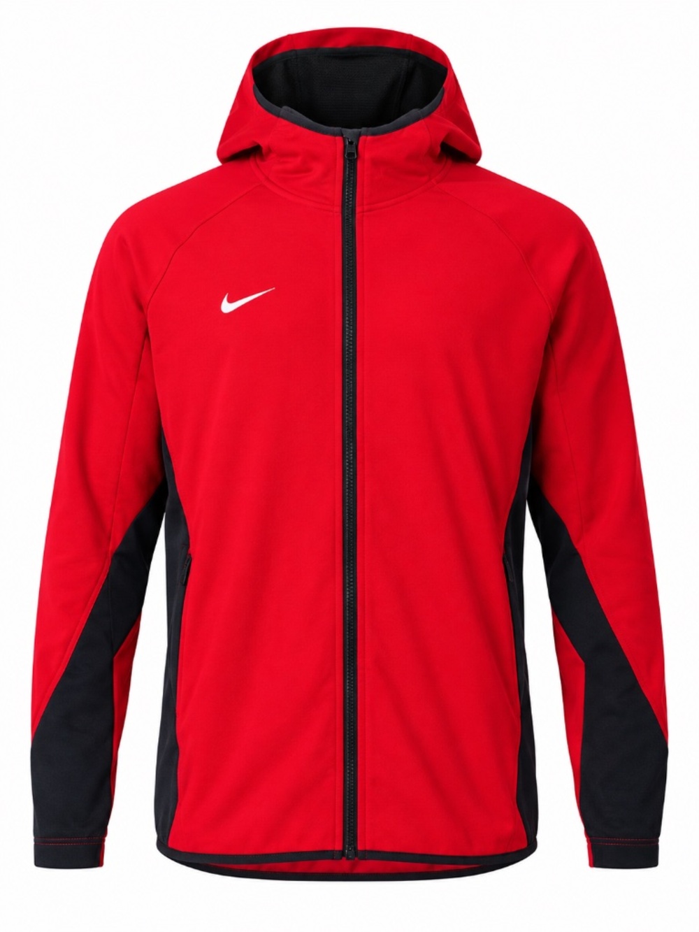 $95 Nike Showtime Full Zip Basketball Hoodie Red Jacket Men’s Large Therma-Fit